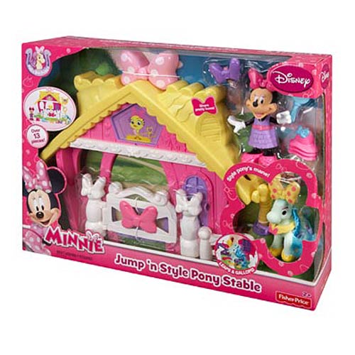 Minnie Mouse Jump 'n Style Pony Stable Playset